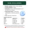 Ácido citrico, ficha técnica breve