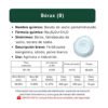 bórax, ficha técnica breve