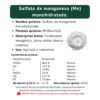 sulfato de manganeso monohidratado, ficha técnica breve