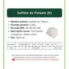 Sulfato de potasio 1 kg