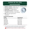 sulfato de zinc monohidratado, ficha técnica breve