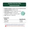 sulfato ferroso heptahidratado, ficha técnica breve