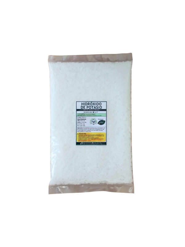 Hidróxido de potasio en escamas 1 kg Hidroxido de potasio