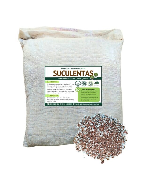 Mezcla de sustratos universal para suculentas