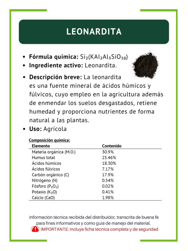 Leonardita 1 kg