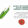 chile serrano tampiqueÑo semillas informaciÓn