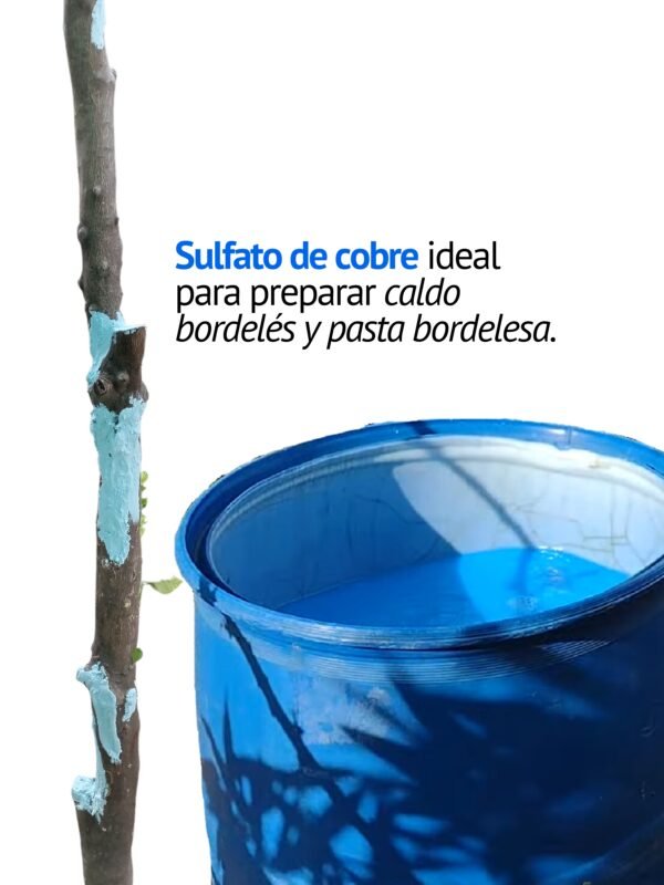 sulfato de cobre pentahidratado, foto 2