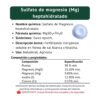 sulfato de magnesio heptahidratado, ficha técnica breve